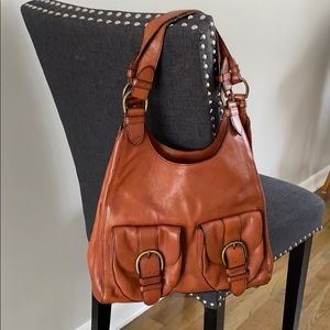 Banana Republic leather hobo purse